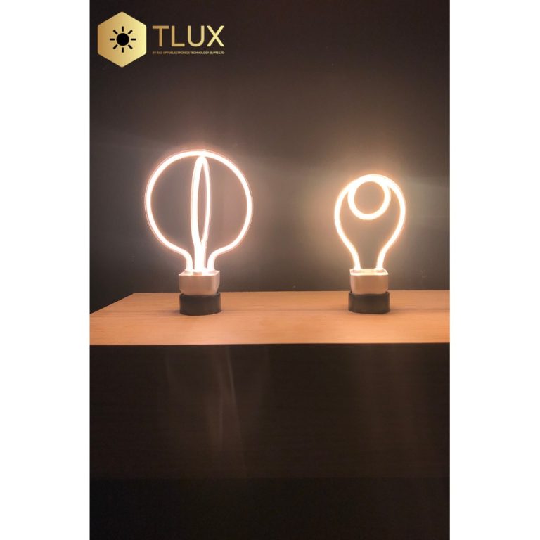 TLUX Decorative LED Soft Spiral Filament Glass Tubing E27 Bulb Series ...