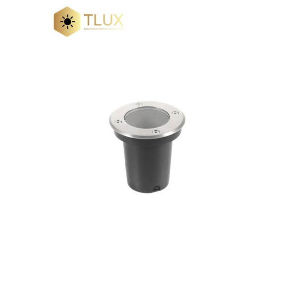 thumbnail image 2 of Bonjourled GU10 LED Inground Light Shell – Round Underground Lamp Housing, Chrome 2 of 3